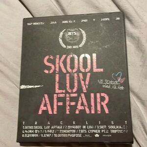 It’s an old BTS album,School Luv Affair.